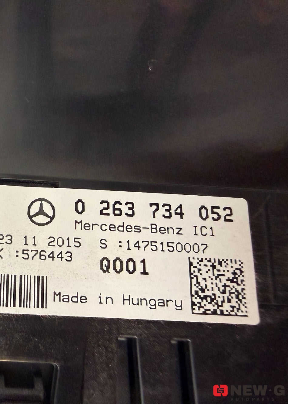 Mercedes-Benz B-Class (W246) - Instrument Cluster