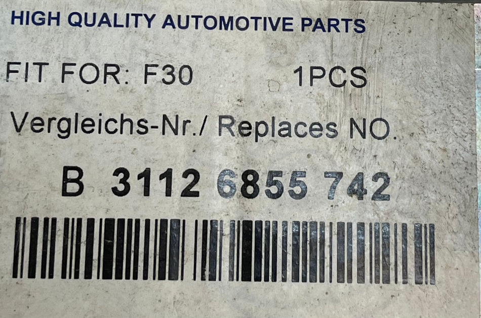 BMW Front Right Lower Control Arm / Tension Strut for F20 F22 F30 F32 (OE: 31126855742) — Brand New