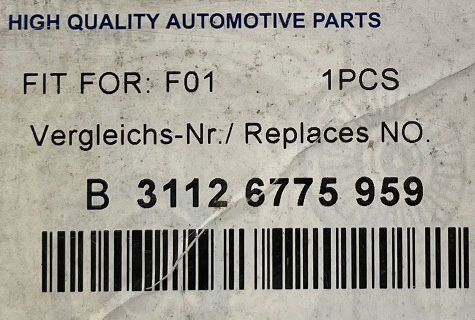 BMW Front Left Lower Control Arm for F01 F02 F07 (OE: 31126775959) — Brand New