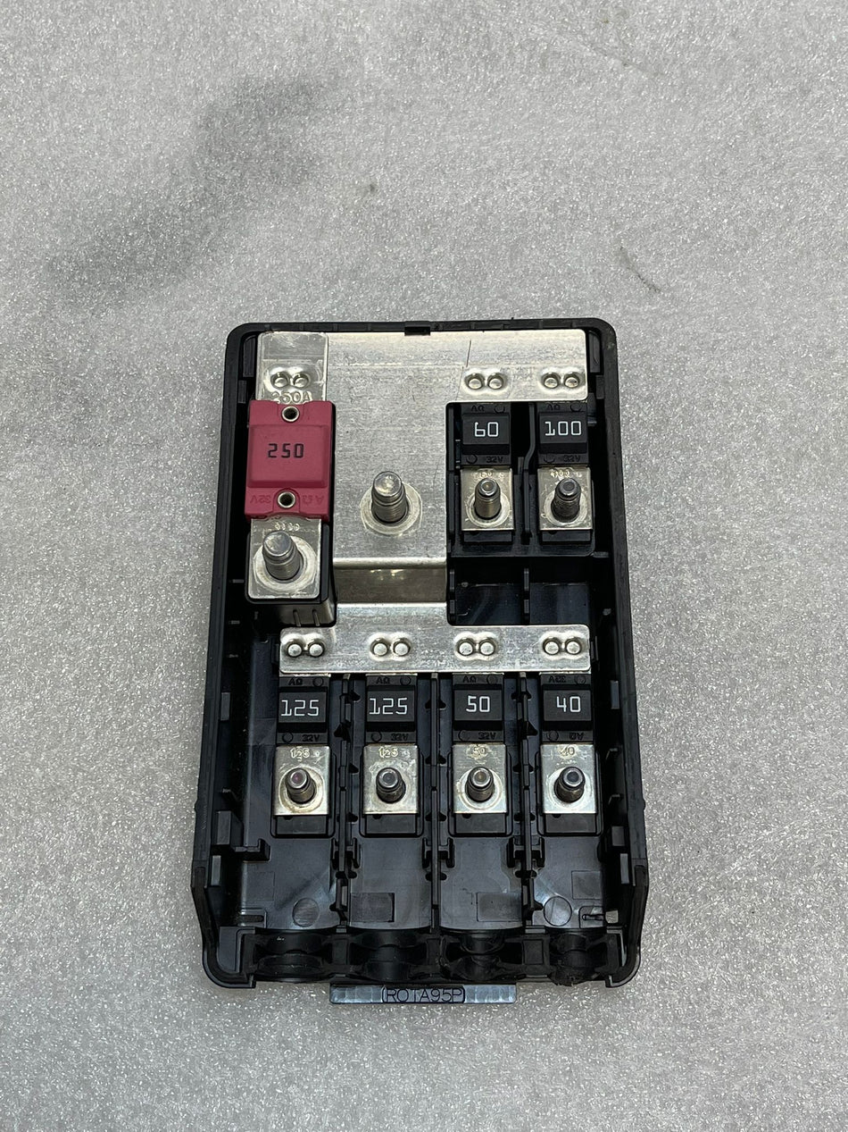 Genuine BMW Rear Battery Terminal Fuse Box Block / Pre-Fuse Power Distribution Unit (ROTA95P)