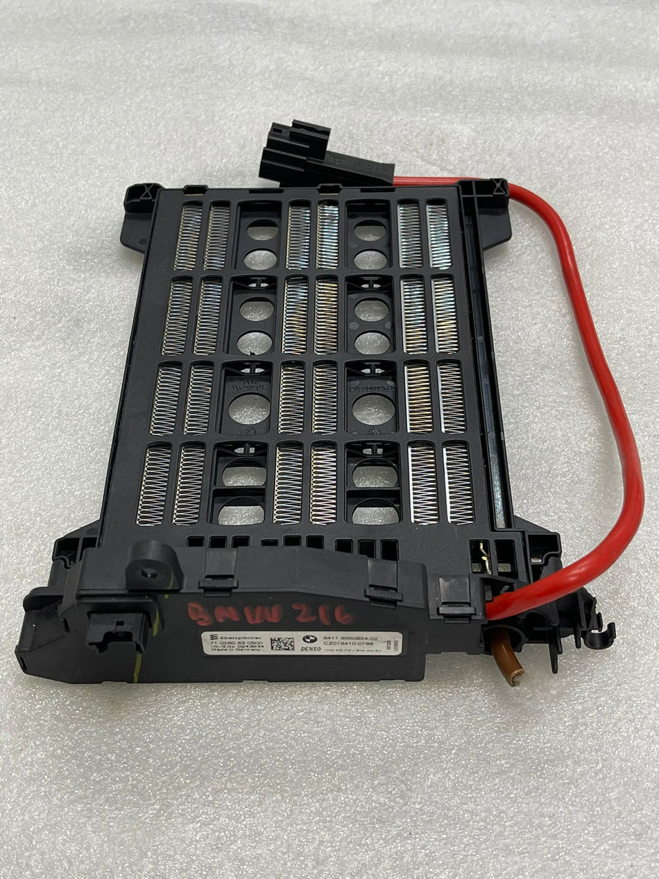 Genuine BMW F20 F30 F31 F34 Auxiliary Electric PTC Air Heater Element Control Unit (OE: 64119350924 / 6411 9350924-02) - Eberspächer / Denso