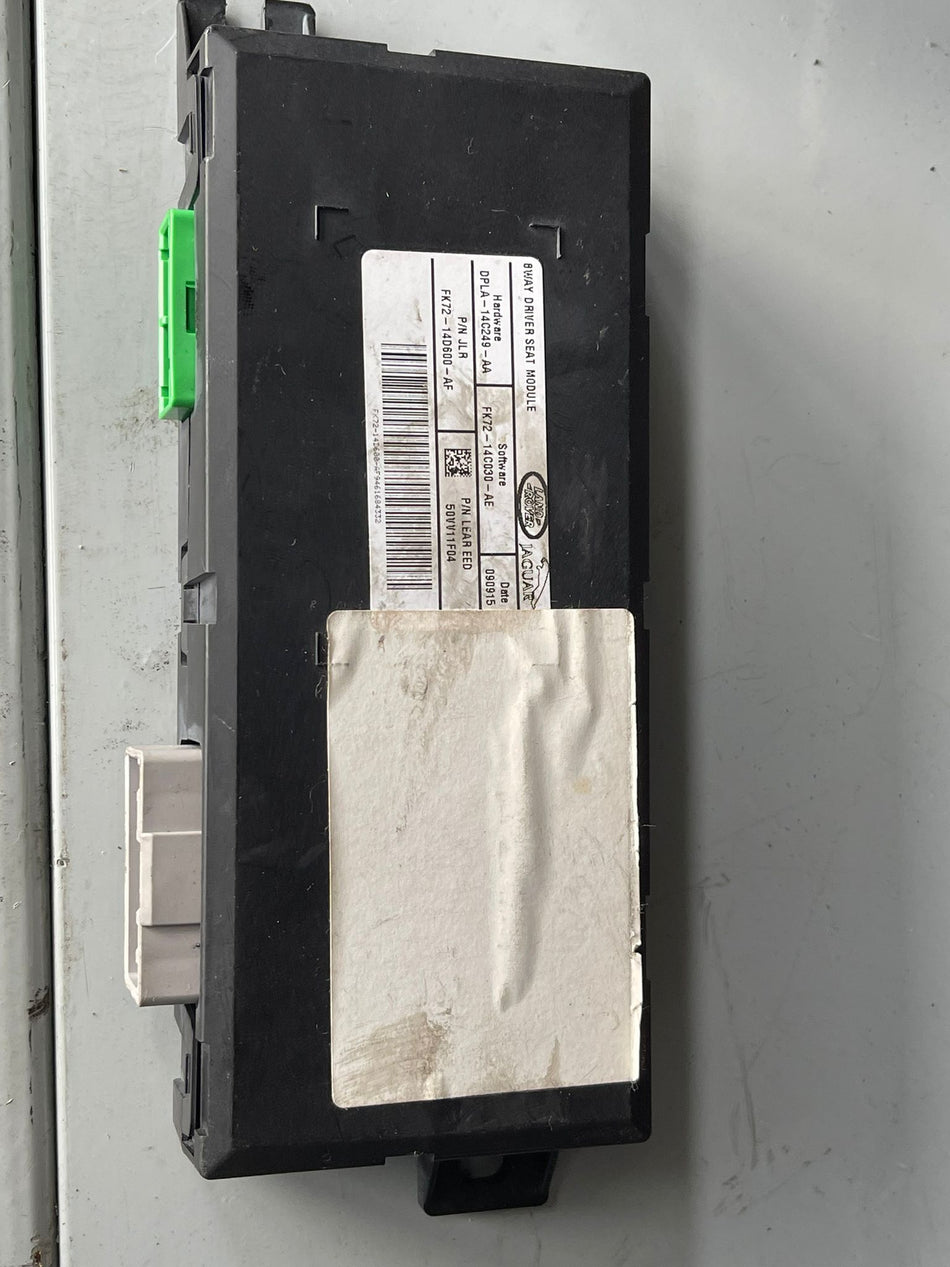 Genuine Jaguar Land Rover 8-Way Driver Seat Adjustment Control Module ECU (Part No: DPLA-14C249-AA / FK72-14D600-AF)