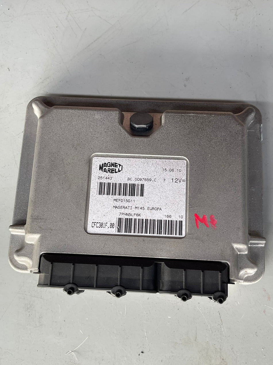 Maserati powertrain transmission management module manufactured by Magneti Marelli Italy