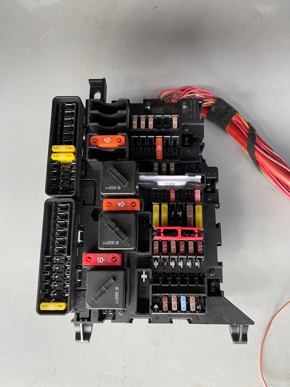Genuine BMW / MINI factory rear power distribution fuse box assembly