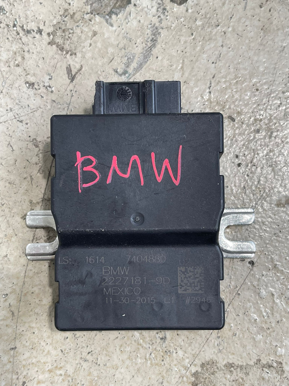 Genuine OEM BMW electronic fuel pump control unit module (EKPS) (Part No: 16147404880)
