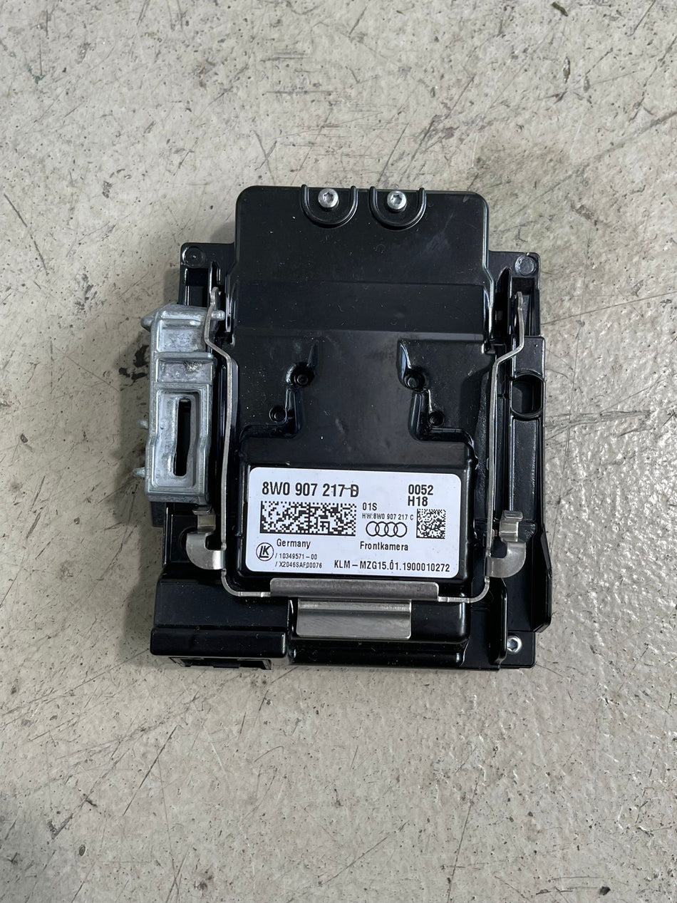 Genuine Audi factory upper windshield-mounted forward-facing driver assistance ADAS camera module
