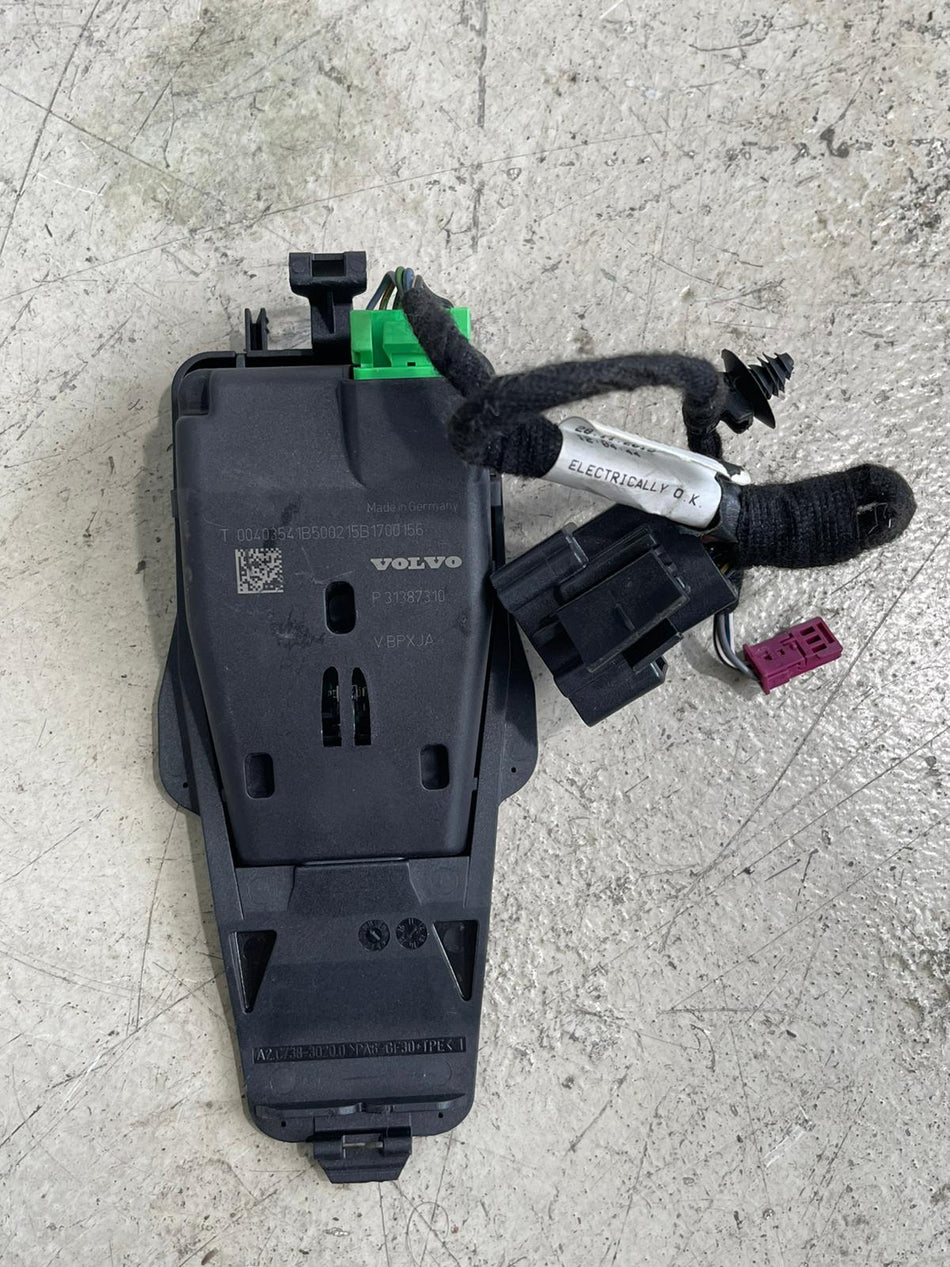 Genuine Volvo factory upper windshield-mounted forward-facing driver assistance safety camera module